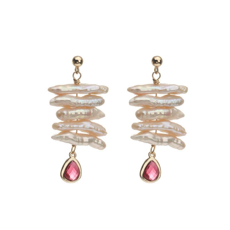 “Pearl Aura” Baroque Earrings E02