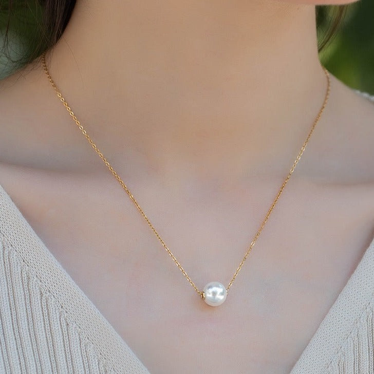 "Pearl Aura" Aurora Necklace N03