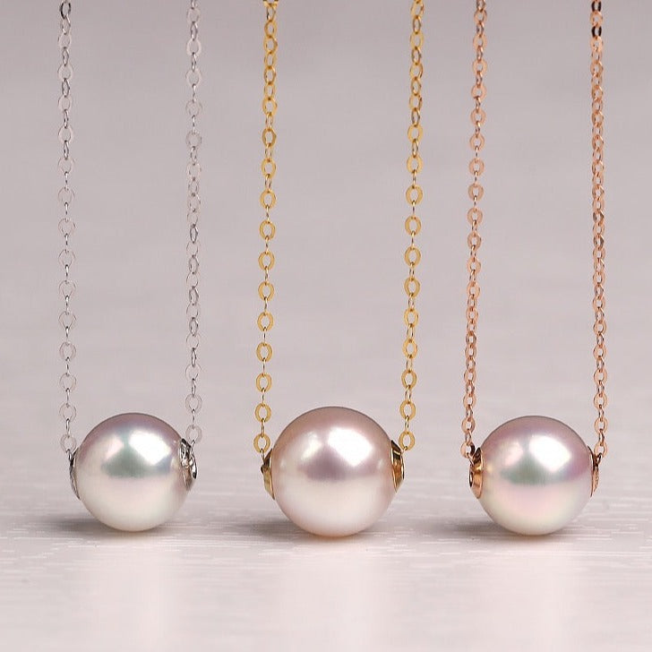 "Pearl Aura" Aurora Necklace N03