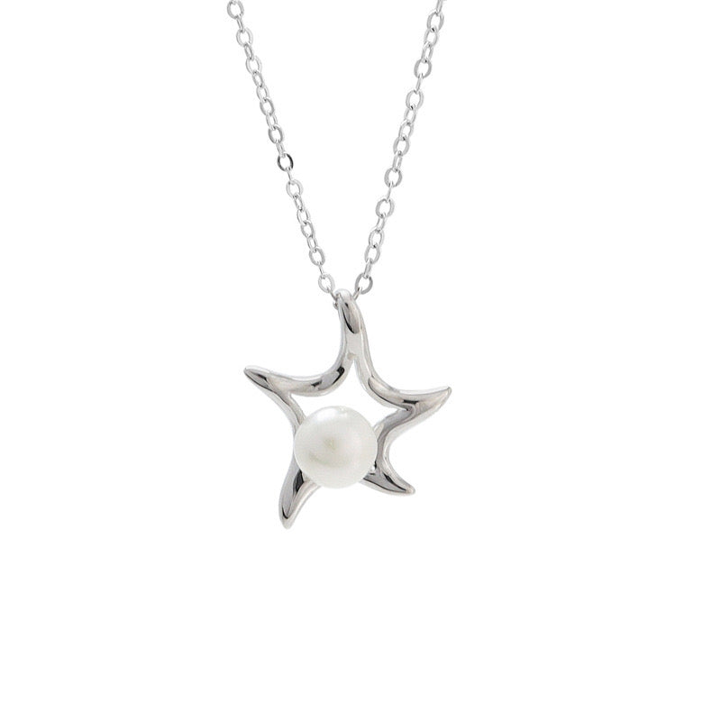 ”Pearl Aura“ Starfish Serenade Pendant