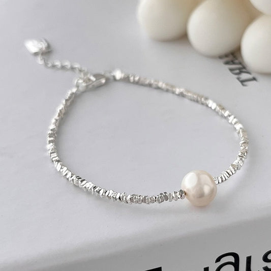 “Pearl Aura” Glacier Shards Bracelet