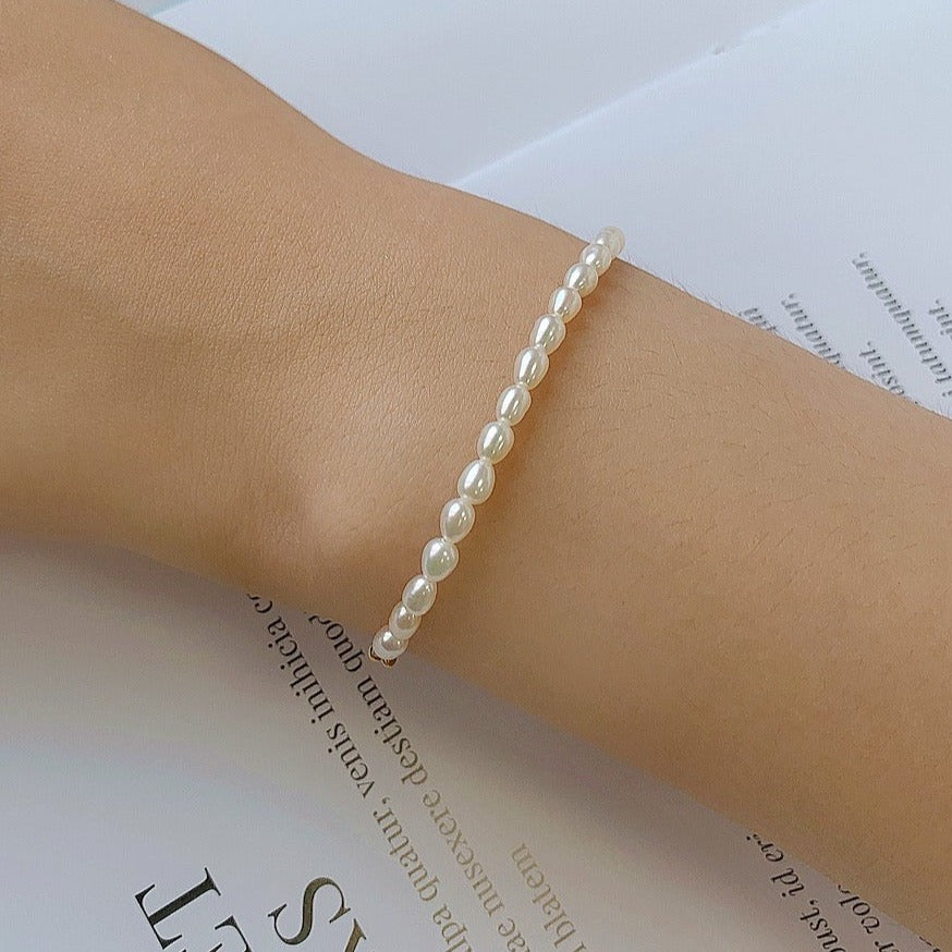 Rice pearl deals bracelet