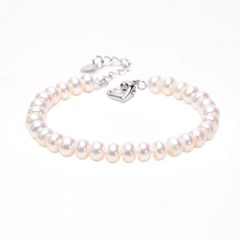 “Pearl Aura” OvalLink Bracelet B01