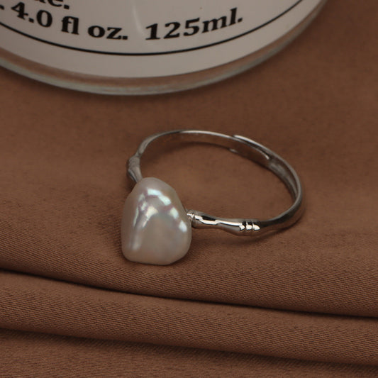 “Pearl Aura” Baroque Ring R05